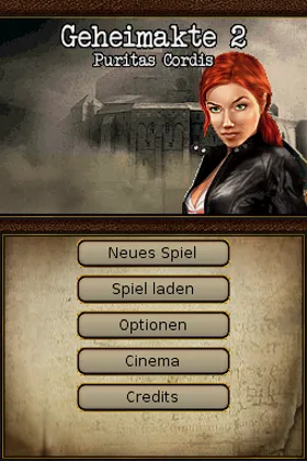 Secret Files 2 - Puritas Cordis (Europe) (En,Fr,De,Es,It) screen shot title